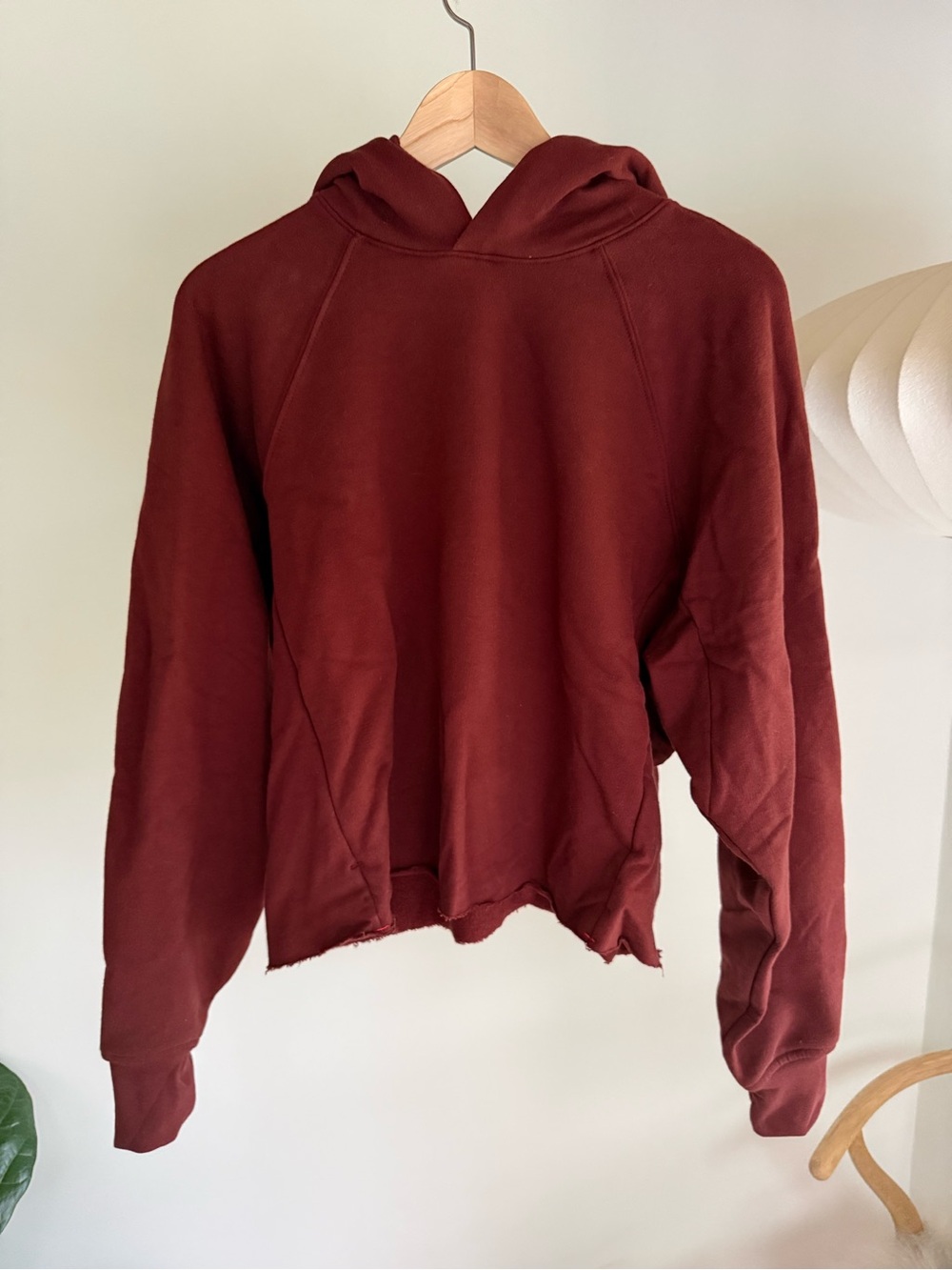 Women's Maroon Sweat Set (hoody and pants) - Left on Friday